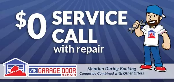$0 servcie call w garage door repair buffalo ny