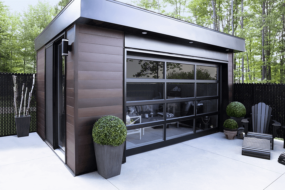 glass garage door