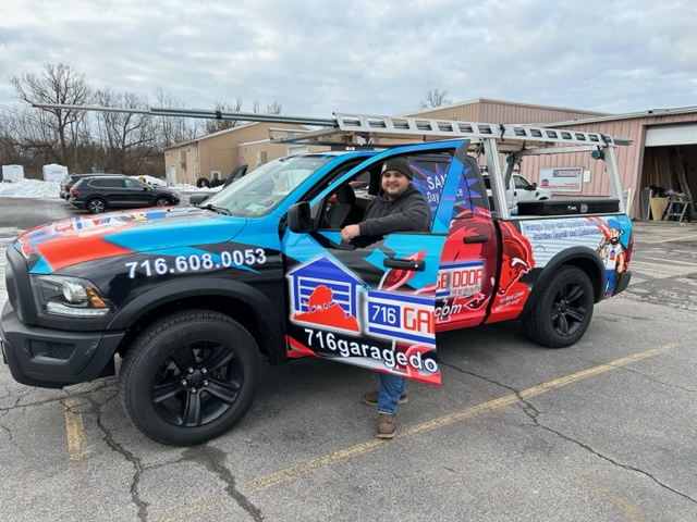 Overhead Door repair service truck