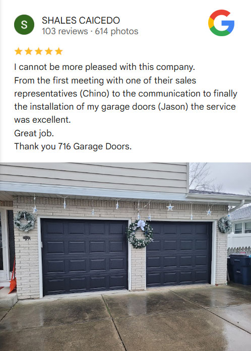 Google Review 1 2025 716 - door door installed