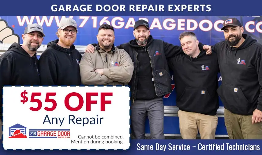 Garage Door Panel Replacement Service Coupon - Large