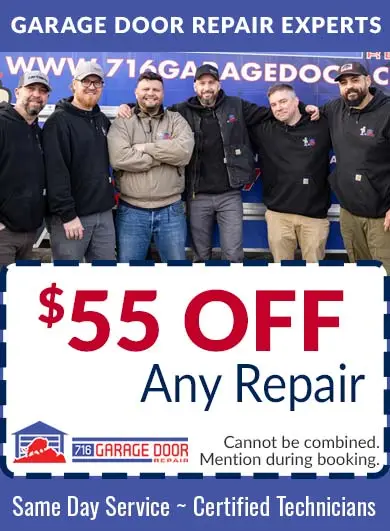 Garage Door Damaged Panel Repair Service Coupon - Small