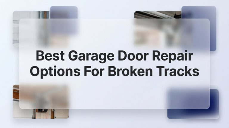 Best Garage Door Repair Options For Broken Tracks