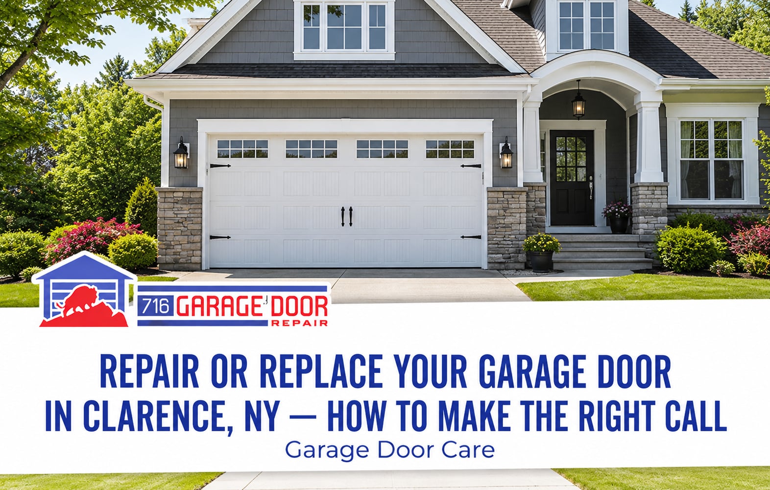 Repair Or Replace Your Garage Door In Clarence, NY — How To Make The Right Call