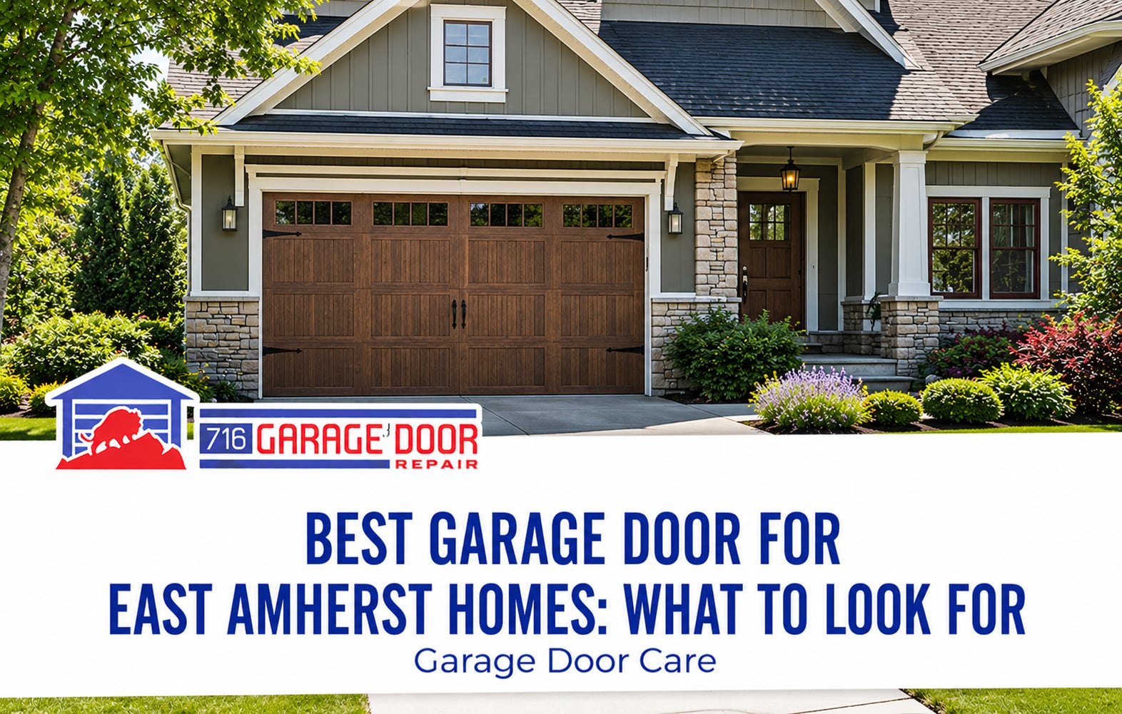 Best Garage Door For East Amherst Homes: What To Look For