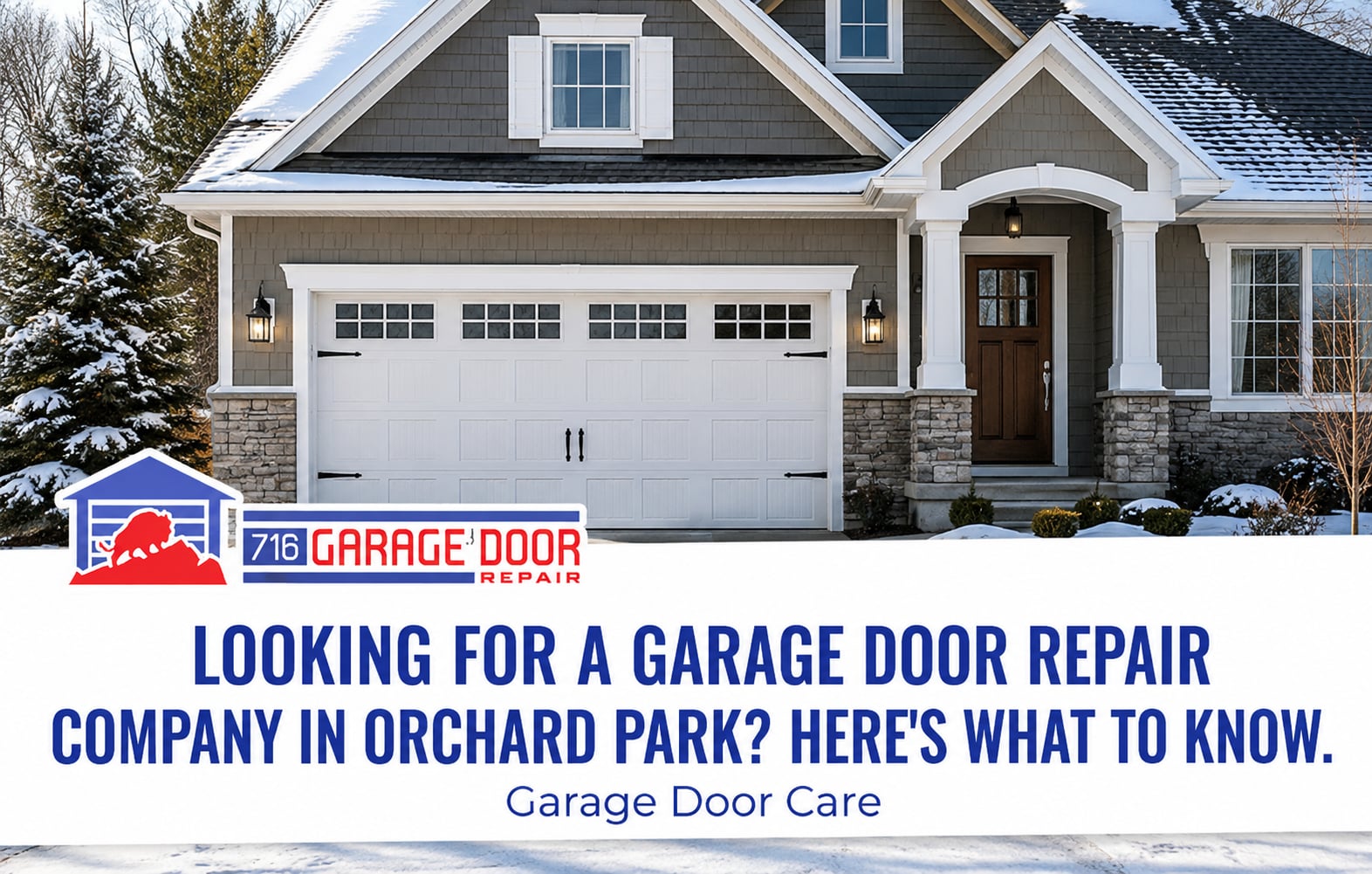 Looking For A Garage Door Repair Company In Orchard Park? Here’s What To Know
