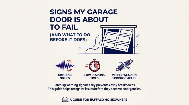 Signs My Garage Door Is About To Fail (And What To Do Before It Does)
