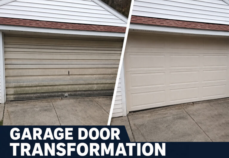 Garage Door Transformation